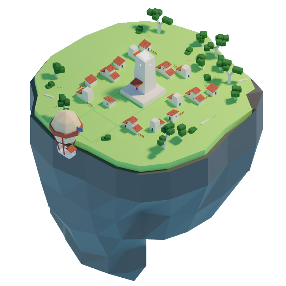 Asynchrones Strategiespiel im Browser – schwebende Insel